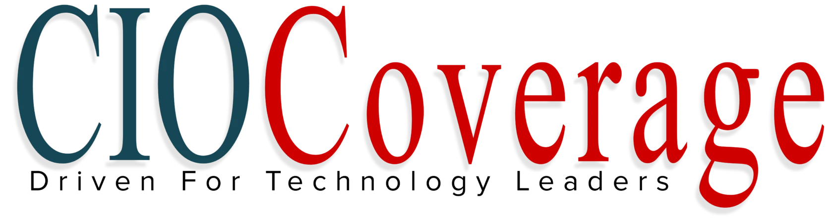 CIOCoverage logo with the tagline "Driven For Technology Leaders" written below in black text.